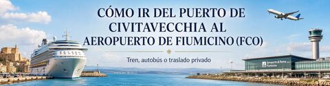 Cómo ir del puerto de Civitavecchia al aeropuerto de Fiumicino (FCO) en tren, autobús o traslado privado
